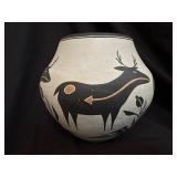 Sara Garcia Acoma Pueblo Pottery Heartline Jar