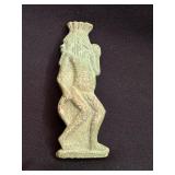 Ancient Egyptian Faience Deity Amulet Figure