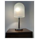 Pair of MCM Chrome Mushroom Table Lamps (1 of 2)