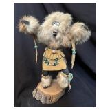Pueblo Native American Hopi Kachina Bear Figure