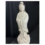 Chinese Blanc de Chine Porcelain Guanyin Figure