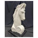 Large MCM Modernist Horse Head Sculpture (2 of 2)