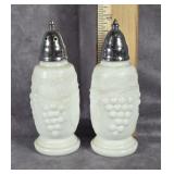 VTG. IMPERIAL MILK GLASS SALT & PEPPER SHAKERS