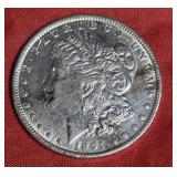 1891  MORGAN SILVER DOLLAR