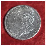 1890-S  MORGAN SILVER DOLLAR