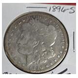 1896-S MORGAN SILVER DOLLAR