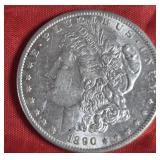 1890-S MORGAN SILVER DOLLAR