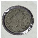 1911 LIBERTY HEAD NICKEL / V NICKEL