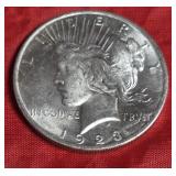 1923 PEACE SILVER DOLLAR MS
