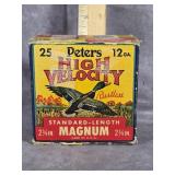 PETERS HIGH VELOCITY MAGNUM 12 GA. SHELL BOX ONLY