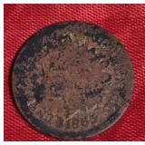 1865 INDIAN HEAD CENT