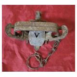 ANTIQUE VICTOR  COIL SPRING ANIMAL TRAP