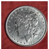 1887 MORGAN SILVER DOLLAR
