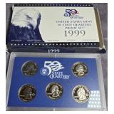1999 50 STATE QUARTERS PROOF SET
