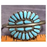NATIVE AMERICAN TURQUOISE CUFF BRACELET