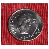 1987-D ROOSEVELT DIME MS-UNC
