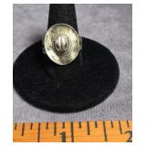 STERLING SILVER COWBOY HAT RING