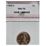 1963-D LINCOLN PENNY