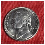 1963-D JEFFERSON NICKLE MS-UNC