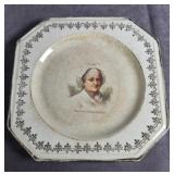 IMPERIAL CHINA "MARTHA WASHINGTON" 6" x 6" PLATE