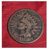 1868 INDIAN HEAD CENT