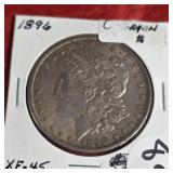1896  MORGAN SILVER DOLLAR