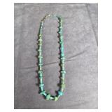 VINTAGE TURQUOISE BEADED NECKLACE