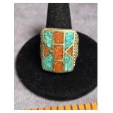 SOUTHWESTERN CAROLYN POLLACK MULTI STONE STERLING
