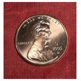 2005-D LINCOLN PENNY MS-UNC 2005-D LINCOLN PENNY MS-UNC