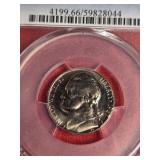 1967 JEFFERSON NICKEL PCGS SP66 1967 JEFFERSON NICKEL PCGS SP66