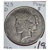 1923-D SILVER PEACE DOLLAR 1923-D SILVER PEACE DOLLAR