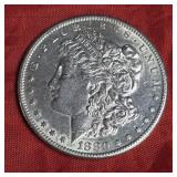 1880-S MORGAN SILVER DOLLAR 1880-S MORGAN SILVER DOLLAR