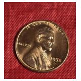 1958-D LINCOLN WHEAT PENNY MS-UNC 1958-D LINCOLN WHEAT PENNY MS-UNC