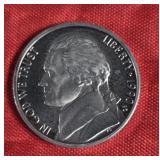 1990-S JEFFERSON NICKEL  PRF-UNC 1990-S JEFFERSON NICKEL  PRF-UNC