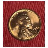 1958-D LINCOLN WHEAT PENNY MS-UNC 1958-D LINCOLN WHEAT PENNY MS-UNC
