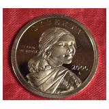 2000-S SACAGAWEA DOLLAR PRF-UNC 2000-S SACAGAWEA DOLLAR PRF-UNC