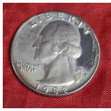 1982-S WASHINGTON QUARTER PRF-UNC 1982-S WASHINGTON QUARTER PRF-UNC