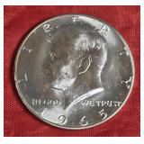 1965 KENNEDY HALF-DOLLAR MS-UNC 1965 KENNEDY HALF-DOLLAR MS-UNC