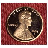 2003-S LINCOLN PENNY PRF-UNC 2003-S LINCOLN PENNY PRF-UNC