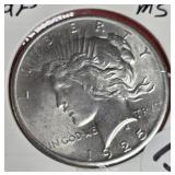 1925 SILVER PEACE DOLLAR MS 1925 SILVER PEACE DOLLAR MS