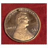 1982-S LINCOLN PENNY  PRF-UNC 1982-S LINCOLN PENNY  PRF-UNC