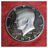 1978-S KENNEDY HALF-DOLLAR PRF-UNC 1978-S KENNEDY HALF-DOLLAR PRF-UNC