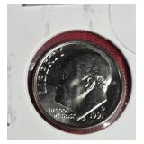 1991-D ROOSEVELT DIME MS 1991-D ROOSEVELT DIME MS