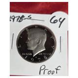 1978-S KENNEDY HALF-DOLLAR PRF-UNC 1978-S KENNEDY HALF-DOLLAR PRF-UNC