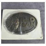 RED MAN CHEWING TOBACCO BELT BUCKLE