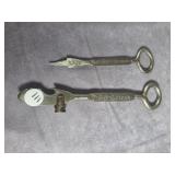 ANTIQUE CIGAR ADVERTISING BOTTLE OPENERS