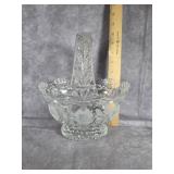 IMPERIAL MEDALLION ROSE 24% LEAD CRYSTAL BASKET