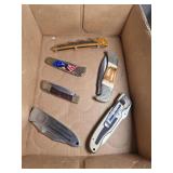 POCKET KNIVES BOX LOT