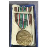 WWII EUROPEAN AFRICAN CAMPAIGN METAL W/ RIBBON