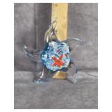 MURANO-STYLE ART GLASS STARFISH PAPERWEIGHT